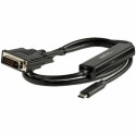 USB C -DVI-D Kaabel Startech CDP2DVIMM1MB Must 1 m