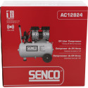 Silent air compressor 24 l, AC12824, SENCO