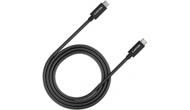 CANYON UC-44 kaabel U4-CC-5A1M-E USB4 TYPE-C to TYPE-C kaabli komplekt 40G 1m 5A 240W(ERP) E-MARK CE