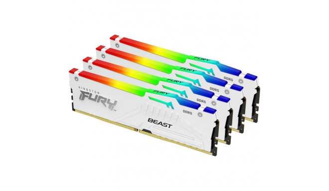 Kingston Fury Beast RGB memory, DDR5, 128 GB, 5600MHz, CL40 (KF556C40BWAK4-128)