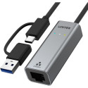 Unitek USB-A/C to RJ45 2.5 G Ethernet Network Adapter (U1313C)