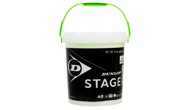 Tennis balls DUNLOP STAGE 1 GREEN 60-bucket ITF