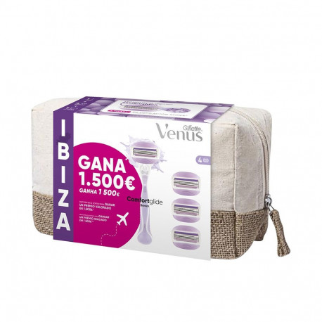 Gillette Venus Breeze raseerija Ibiza kosmeetikakott + 4 vahetustera