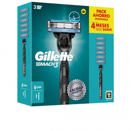 Gillette raseerija Mach 3 + 6 vahetustera