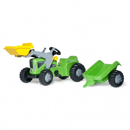 RollyKiddy Futura traktor käru+kopaga