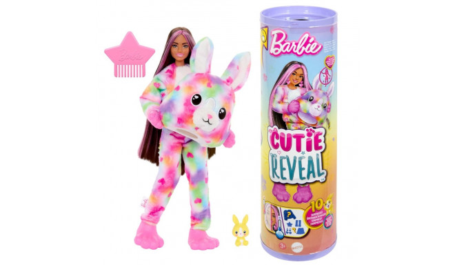 Barbie®️ Cutie Reveal vikerkaarekostüümidega nukud -  Jänku