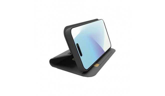 SBS Wallet Stand iPhone 16 Plus schwarz