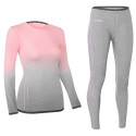 Thermoactive underwear Spokey Flora Set Lady Termo SM VT W 6114300000 gray and pink (S/M)