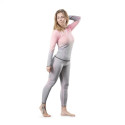 Thermoactive underwear Spokey Flora Set Lady Termo SM VT W 6114300000 gray and pink (S/M)