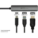 "GoodConnections HUB-C002A USB-C HUB 3-Port 1xHDMI; 1xUSB-C; 1xUSB 3.0 Anthrazit"