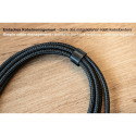 "GoodConnections USB-C 2.0 (ST-ST) 3m Anschlusskabel Textilmantel 240W Anthrazit"