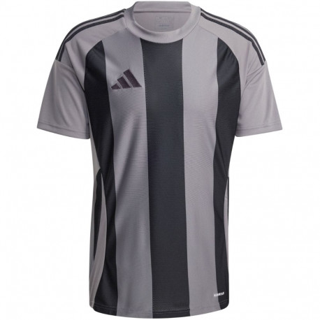 Adidas meeste särk Striped 24 Jersey IW2145 XL, hall-must