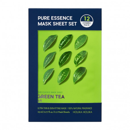 Holika Holika Näomaskide komplekt Pure Essence Mask Sheet Set - 12 Combo Pack