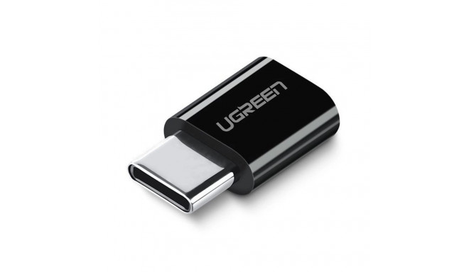 Ugreen US157 Micro USB 2.0 Female to USB-C Plug Cable Data & Charger Adapter 2A Max Black