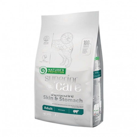NATURE'S PROTECTION Superior Care Skin & Stomach Adult Lamb kuiv koeratoit 1.5 kg