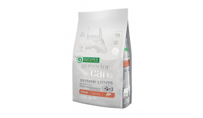 NATURE'S PROTECTION Superior Care White Dogs Grain Free Junior Small Białoryba - dry food for puppie