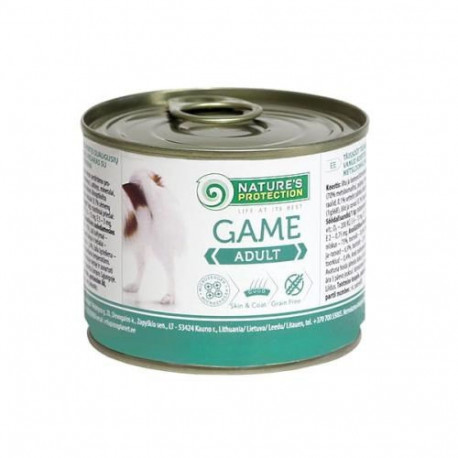 NATURE'S PROTECTION Adult Game märg koeratoit 200 g