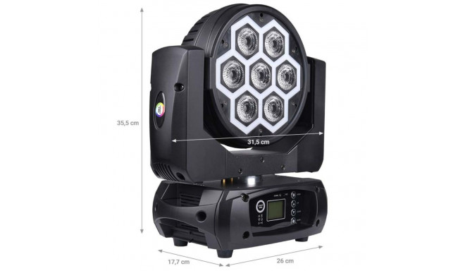 LIGHT4ME FRAME WASH 712 LED FX Moving Head