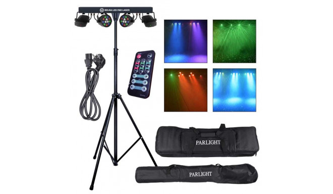 LIGHT4ME LED PAR LASER BEAM valgustuskomplekt