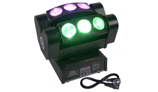 LIGHT4ME SPIDER HEAD 6x10 disco effect movement head