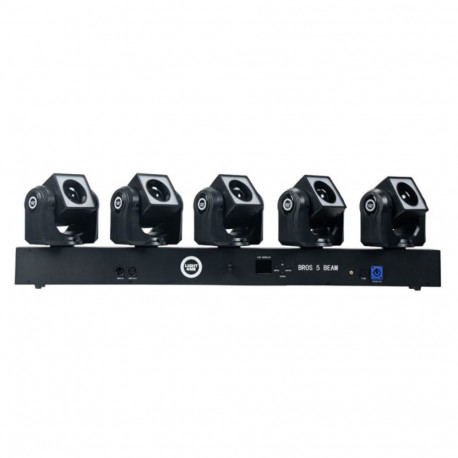 Light4me liikuvpeadega LED-valgusefekt BROS 5 Beam 5 pead