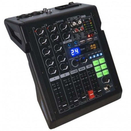 DNA helimikser EF-MIX 4 USB MP3 Bluetooth analoog