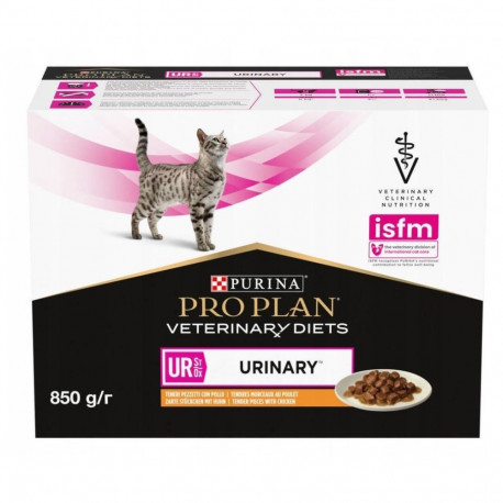 PURINA Pro Plan Veterinary Diets UR St/Ox uriini kanaga märg kassitoit 10x85 g
