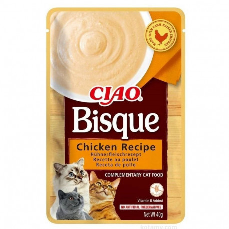 Inaba Ciao Bisque kana kanasupp - maius kassidele - 40 g