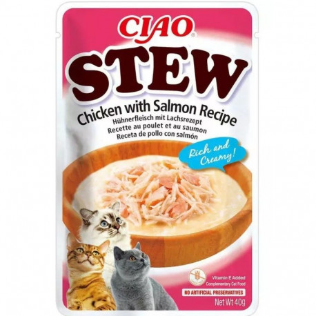 INABA Ciao Stew kana ja lõhe kassimaius 40g