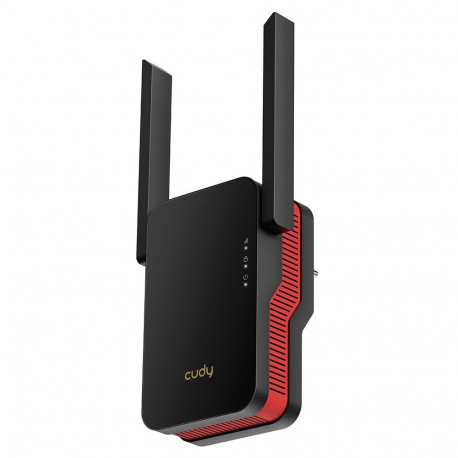 Cudy RE3000 network extender Network repeater Black, Red 10, 100, 1000 Mbit/s