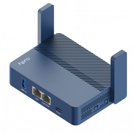 Cudy juhtmevaba ruuter AX3000 Gigabit Ethernet kahesageduslik (2.4GHz / 5GHz), sinine
