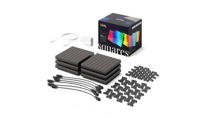 SMART BLOCKS TWINKLY SQUARES COMBO PACK 6 BLOCKS (1 MASTER + 5 EXTENSION) X 64 PIXELS RGB