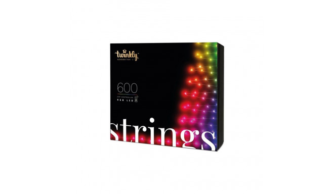 TWINKLY Jõulutuled Strings 600 (TWS600STP-BEU) Nutikad jõulupuutuled 600 LED RGB 48 m