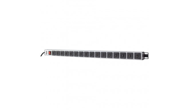 Intellinet Vertical Rackmount 16-Port USB-A Power Distribution Unit (CEE 7/7), With overload protect