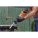 Black & Decker BES301-QS reciprocating saw 2800 spm 750 W Black, Orange