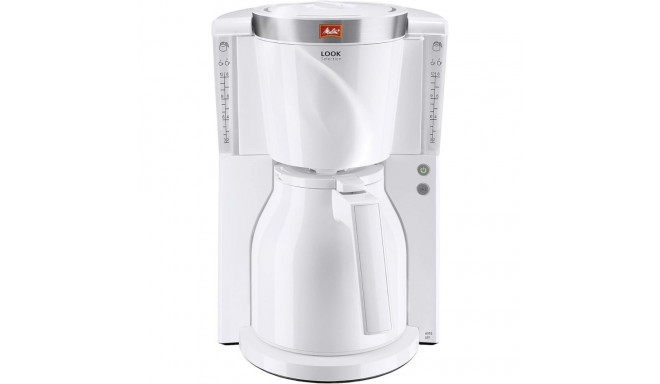 Melitta Look IV Therm Selection 1011-11, filterkohvimasin termokannuga Valge