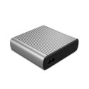 HYPER 245W GaN Desktop Charger Laptop, Smartphone, Tablet Black, Silver AC, Battery Fast charging In