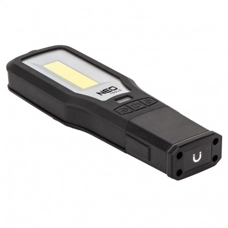 Kontroll-lamp 550lm COB LED + alus + laadija