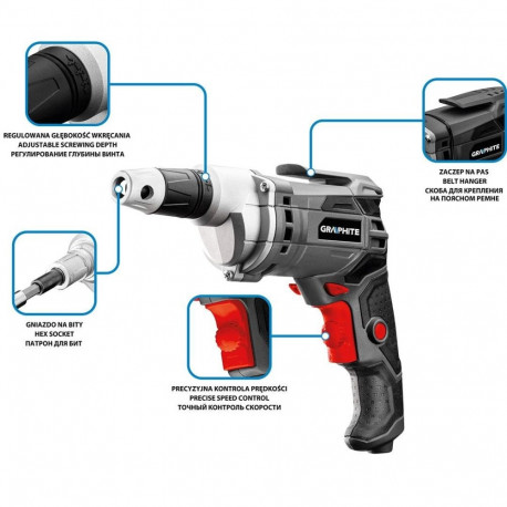 Graphite 58G794 akukruvikeeraja/impulssmutrikeeraja
