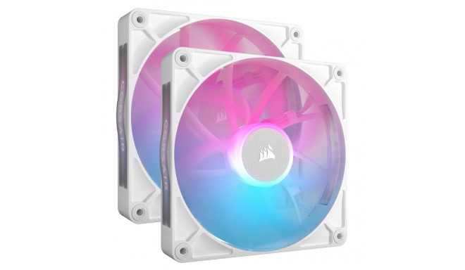 Corsair iCUE LINK RX140 RGB arvutikorpuse ventilaator 14 cm valge 2 tk