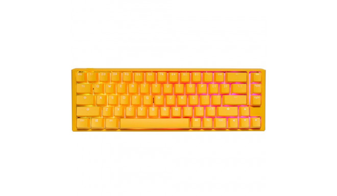 Ducky One 3 Kollane SF klaviatuur Mängimine USB QWERTY USA Inglise