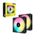 Corsair CO-9050156-WW computer cooling system Computer case Fan Black 2 pc(s)
