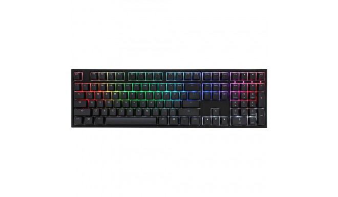 Ducky ONE 2 RGB klaviatuur Mängimine USB Saksa Must