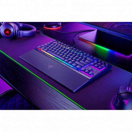 Razer mänguklaviatuur Ornata V3 Tenkeyless USB QWERTZ US International, must