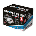 Graphite 58G023 portable circular saw 16.5 cm Grey, Red, Silver 4200 RPM