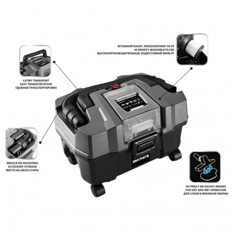 Graphite 58GE105 tolmuimeja