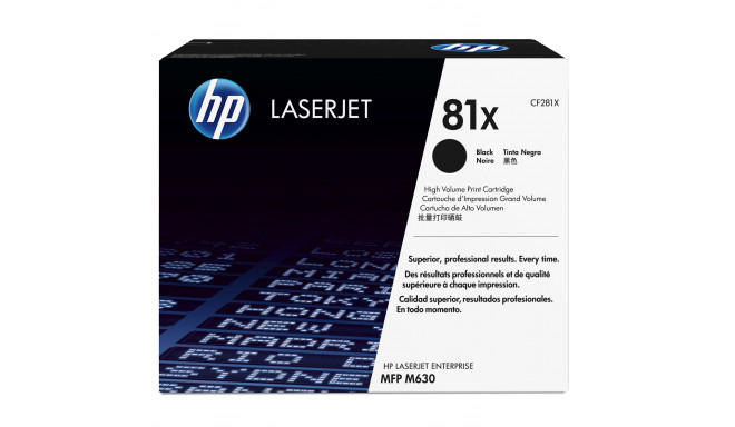 HP No.81X Black CF281X