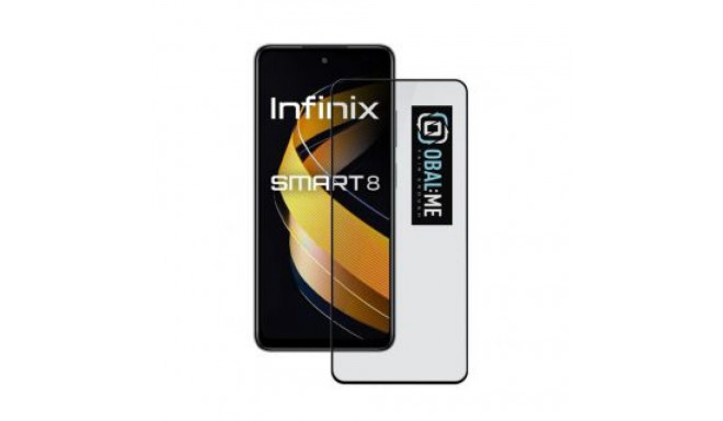 - OBAL:ME 5D Glass Screen Protector for Infinix Smart 8 Black