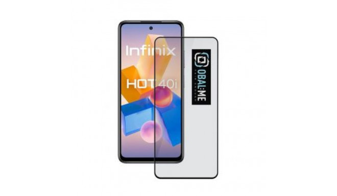 - OBAL:ME 5D Glass Screen Protector for Infinix Hot 40i Black