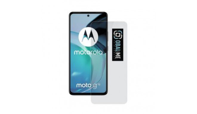 - OBAL:ME 2.5D Glass Screen Protector for Motorola G72 Clear